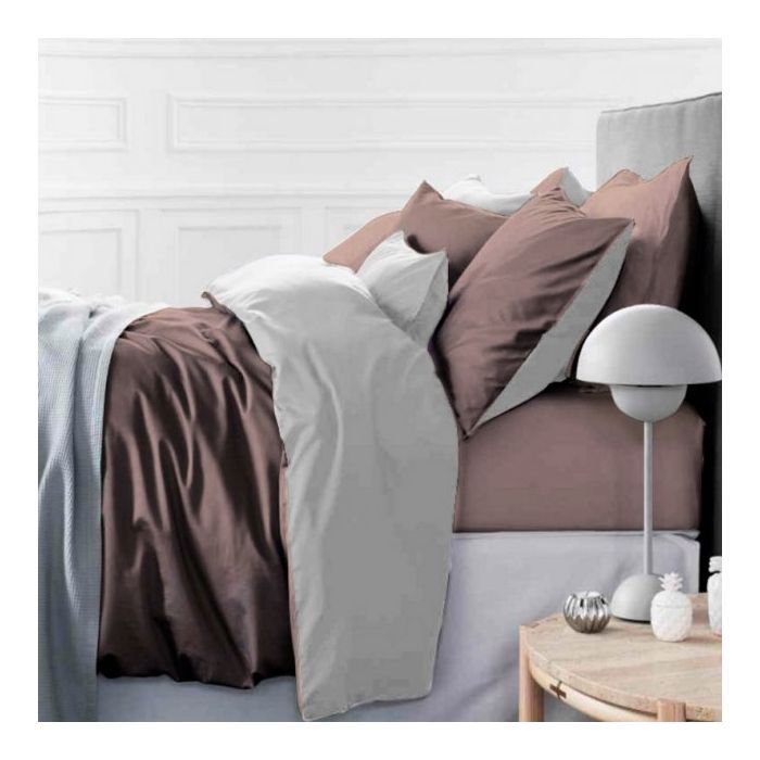 Постільна білизна MirSon Сатин Premium Білизна Lactic 0001+0211 143х210 (2200000689290)