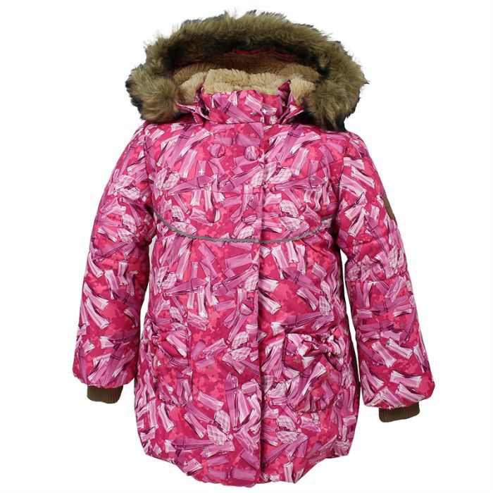 Куртка детская Huppa OLIVIA 17890030 фуксия с принтом 86 (4741468578484)