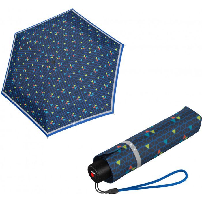 Зонт Knirps Rookie Manual Triple Blue Reflective (Kn95-6050-8539)