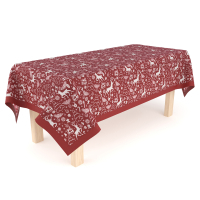 Photos - Tablecloth / Napkin Home Line Скатертина  червоний, 140х220 см  159432 (159432)