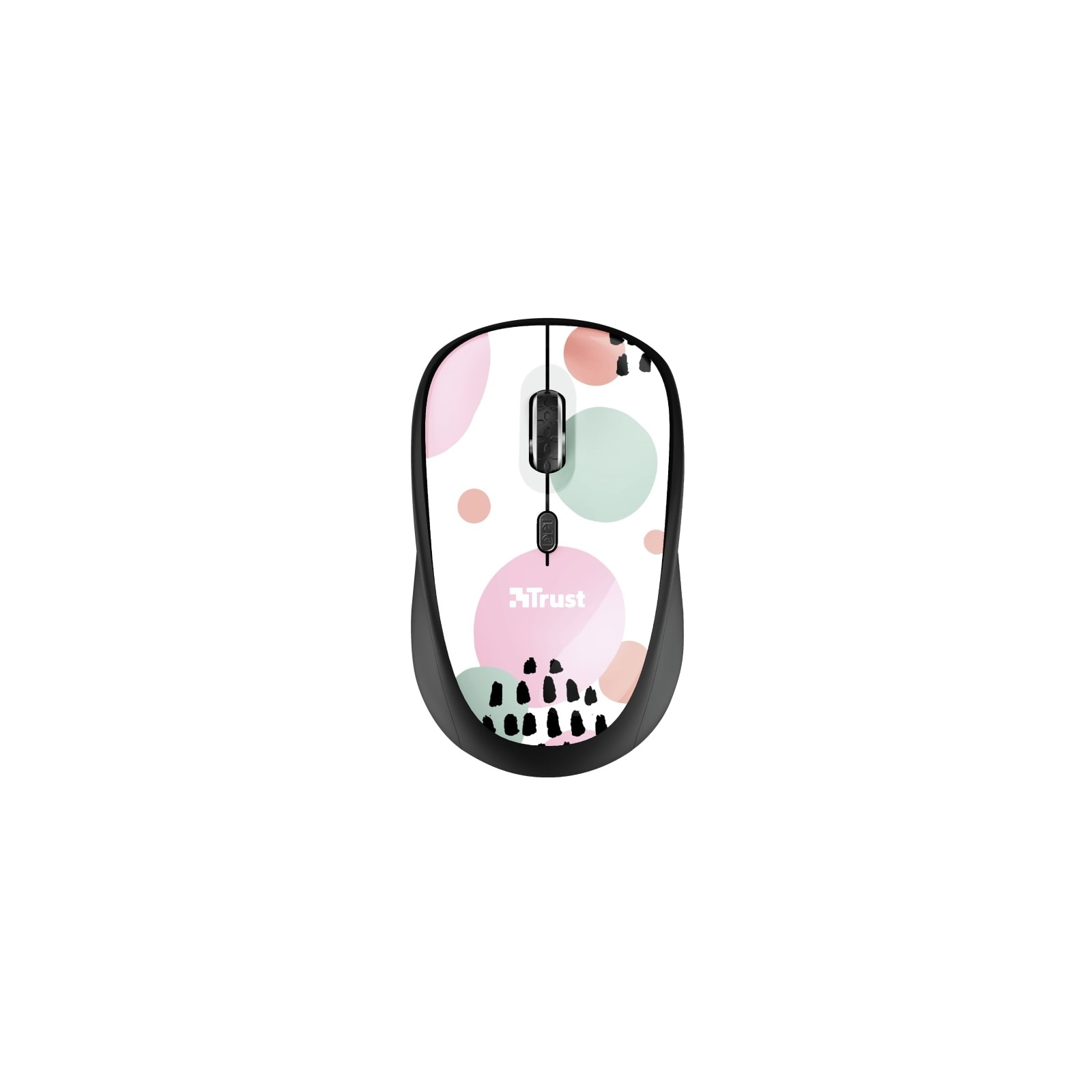 Мышка Trust YVI Wireless Pink Circles (24441)