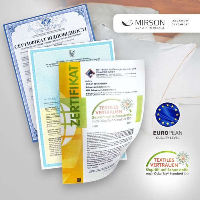 Постільна білизна MirSon Бязь Ranforce Elite 20-0005 Ornella 143х210 (2200004667737) зображення 7