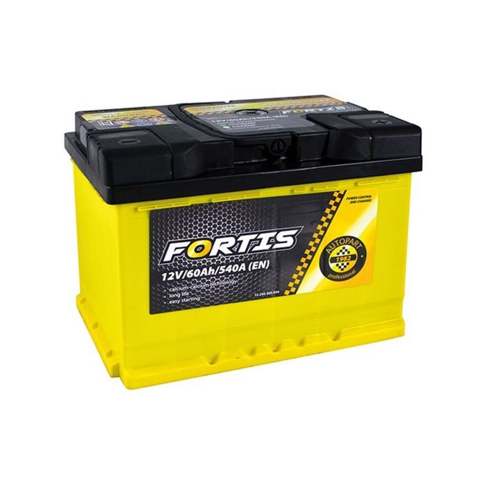 Аккумулятор автомобильный FORTIS 60 Ah/12V Euro (FRT60-00)