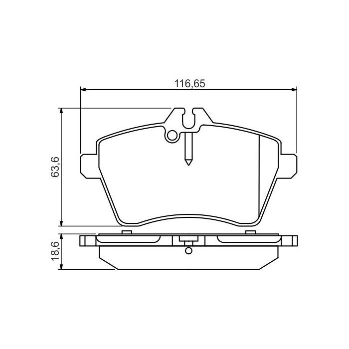 Тормозные колодки Bosch 0 986 495 273