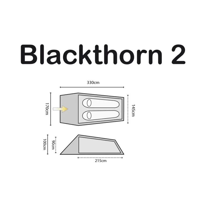 Палатка Highlander Blackthorn 2 HMTC (TEN132-HC) (925876) изображение 7