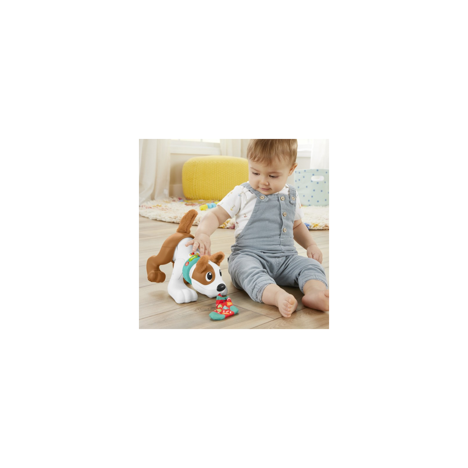 Интерактивная игрушка Fisher-Price Веселый щенок (укр.) (HHH12) изображение 6