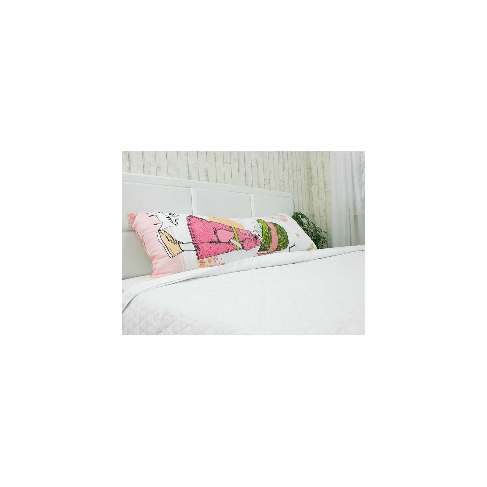 Подушка Руно декоративна подушка-обнімашка "Girl" Дакімакура 50х140 см на блискавці (315.114Girl) зображення 2
