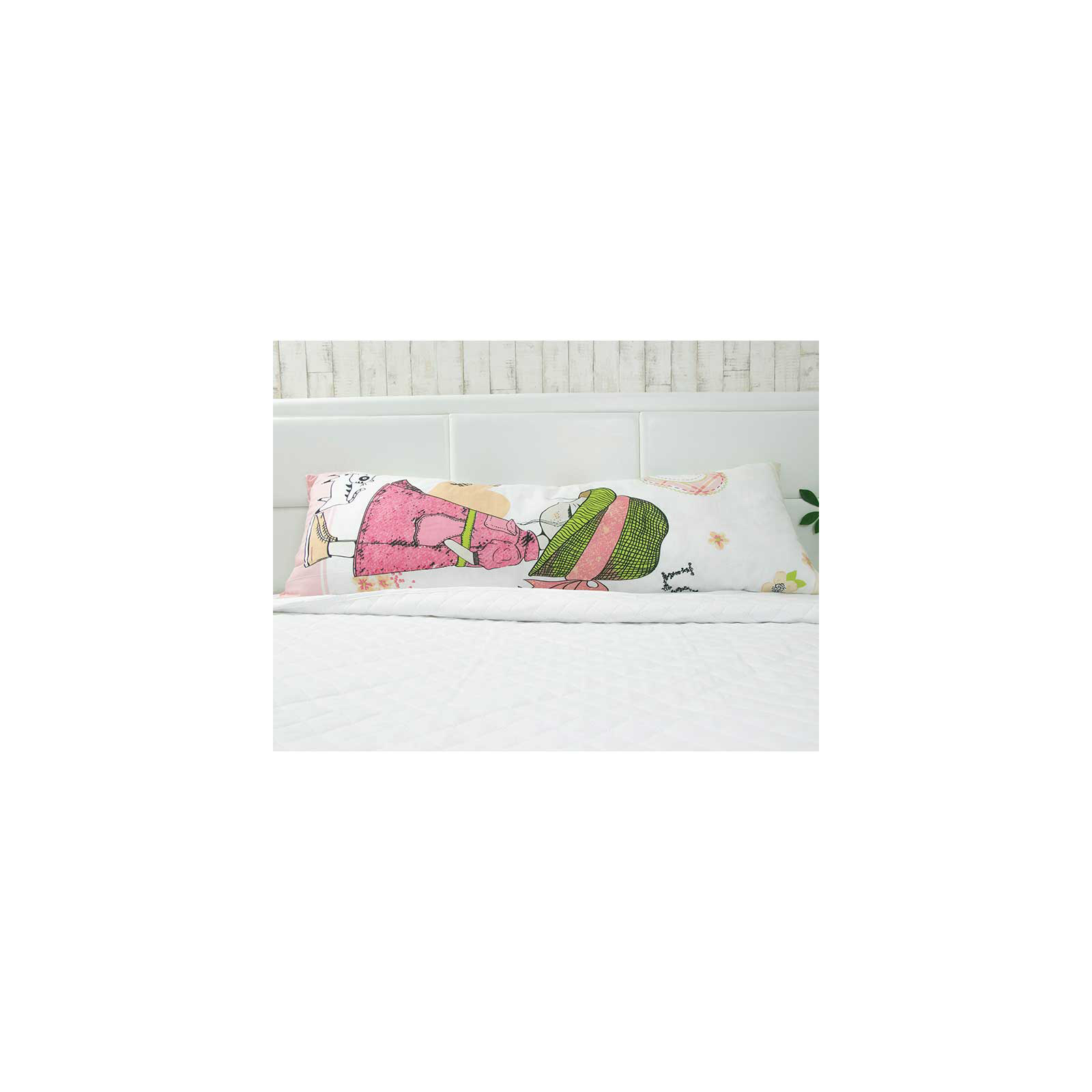 Подушка Руно декоративна подушка-обнімашка "Girl" Дакімакура 50х140 см на блискавці (315.114Girl) зображення 3