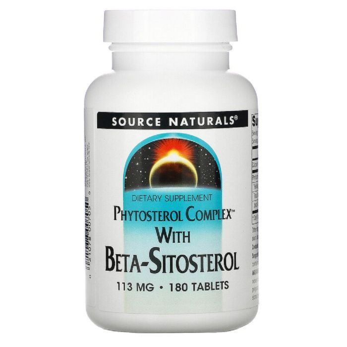 Травы Source Naturals Бета-Ситостерол 113мг, 180 таблеток (SNS-00705)