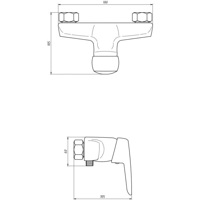 Смеситель Kroner Odra-C050 изображение 6