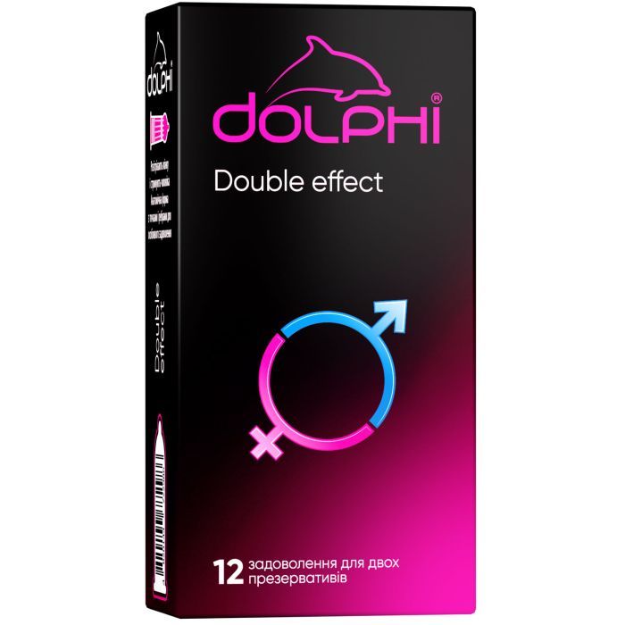 Презервативи Dolphi Double Effect 3 шт. (4820144772979)