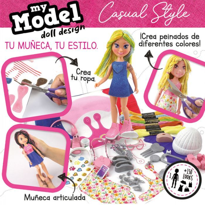 Кукла Educa My Model Doll Design Casual (6425296) изображение 3