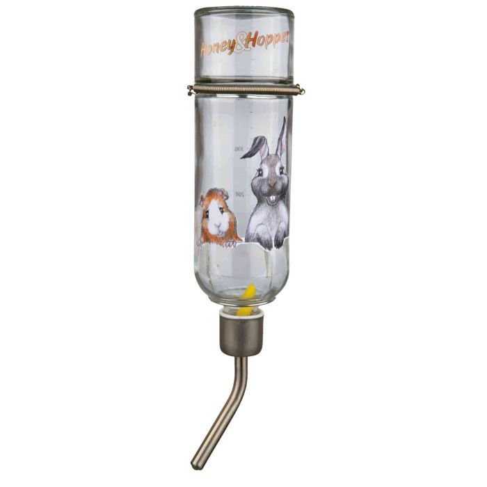 Поїлка для гризунів Trixie Honey & Hopper 250 мл (скло) (4011905604466)