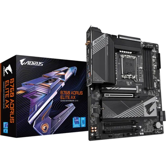Материнская плата GIGABYTE B760 AORUS ELITE AX изображение 2