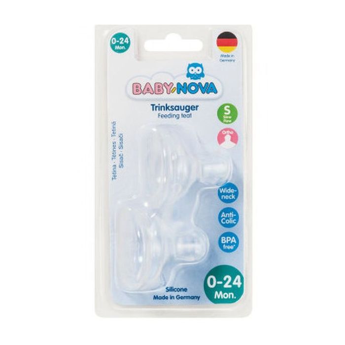 Соска Baby-Nova Силікон Tea 0+ міс, 2 шт (3961014) зображення 4