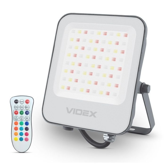 Прожектор Videx LED VIDEX 50W RGB 220V (VL-F3-50-RGB)