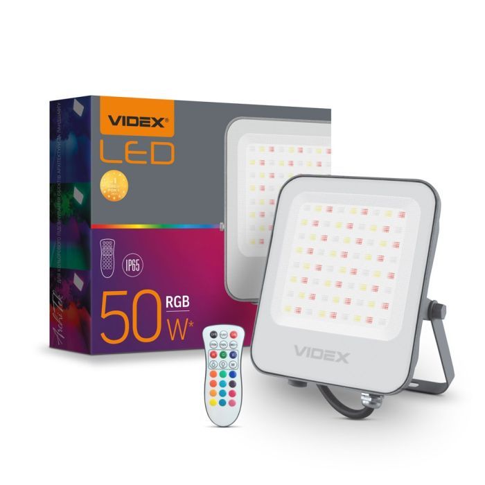 Прожектор Videx LED VIDEX 50W RGB 220V (VL-F3-50-RGB) изображение 4