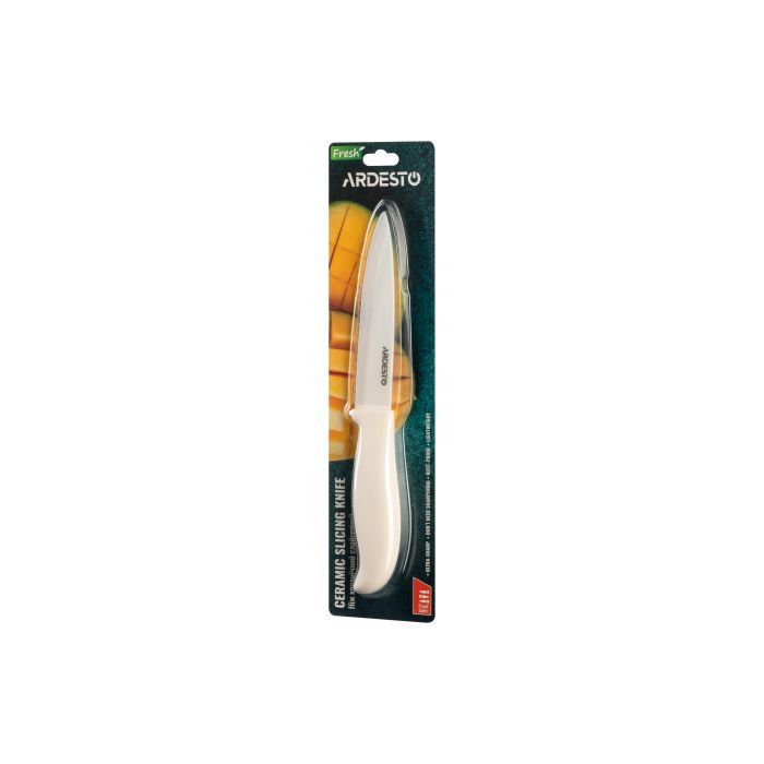 Кухонний ніж Ardesto Fresh 24.5 см White (AR2124CW) зображення 4