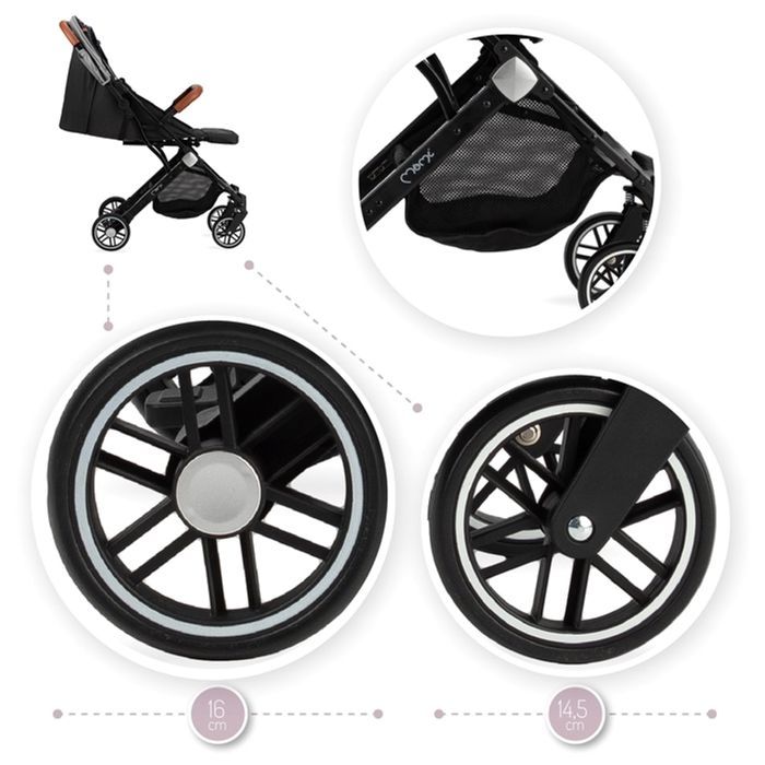 Коляска MoMi Estelle Black (WOSP00003) зображення 7