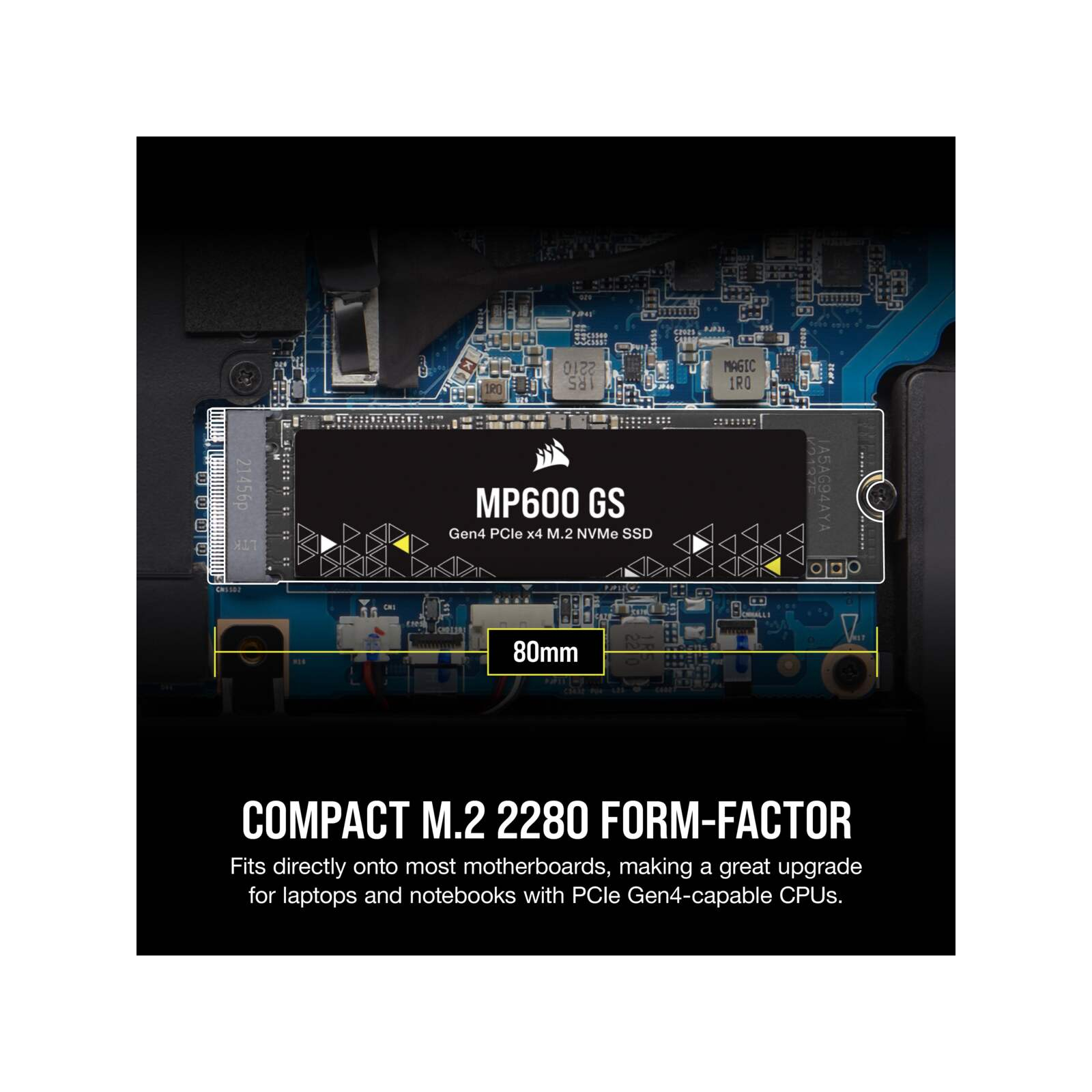 Накопичувач SSD M.2 2280 500GB MP600GS Corsair (CSSD-F0500GBMP600GS) зображення 11