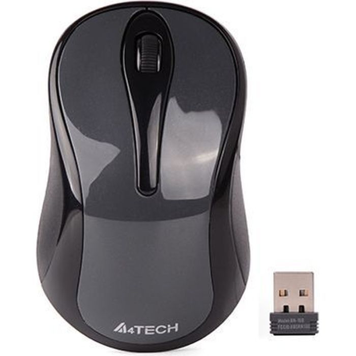 Мишка A4Tech G3-280NS Silent Wireless Glossy Grey (G3-280NS Glossy Grey)