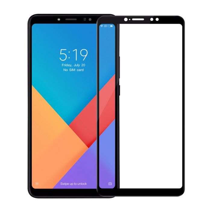 Стекло защитное PowerPlant Full screen Xiaomi Mi Max 3, Black (GL605538)