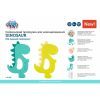 Прорезыватель Canpol babies силиконовая Динозавр желтый (51/006) изображение 3