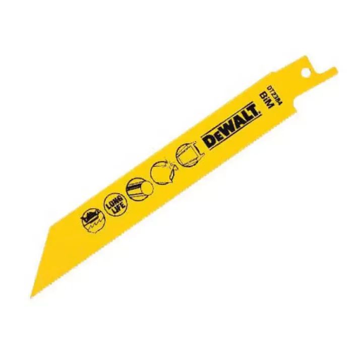 Полотно DeWALT для шабельних пилок, біметалічний, швидкий пропил, 152 мм, 18 TPI, 5 шт (DT2384) зображення 2
