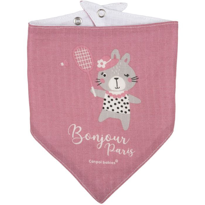 Слинявчик Canpol babies Bonjour Paris 2 шт Блакитний (26/900_blu) зображення 2