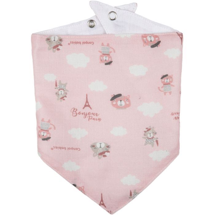 Слинявчик Canpol babies Bonjour Paris 2 шт Блакитний (26/900_blu) зображення 3