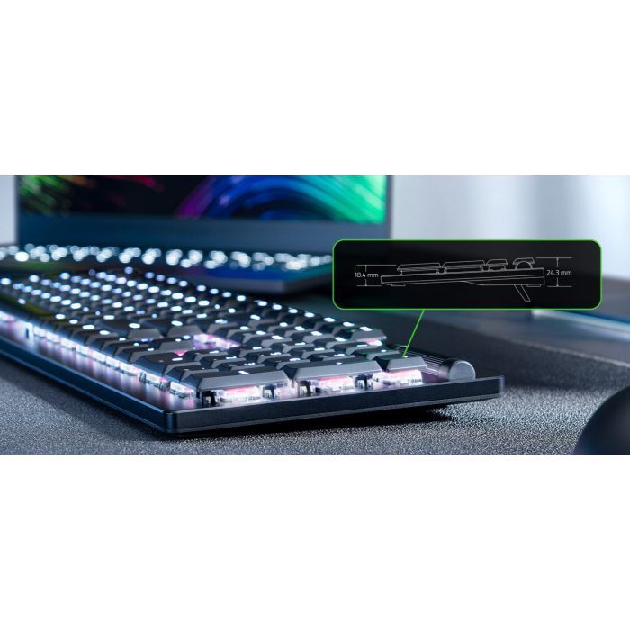 Клавиатура Razer DeathStalker V2 Red Switch USB UA Black (RZ03-04500100-R3M1) изображение 6