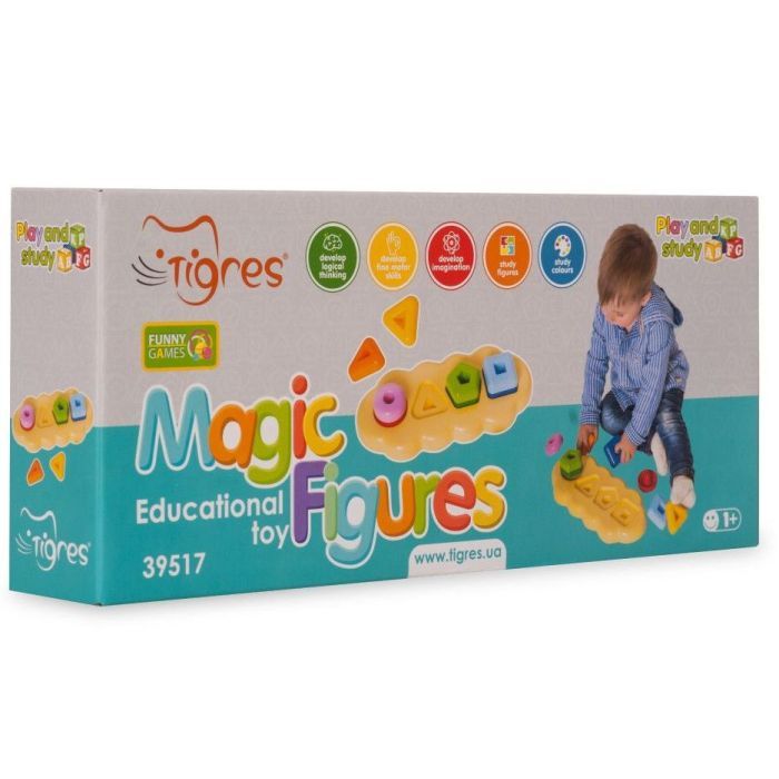 Развивающая игрушка Tigres Магические фигурки 8 элементов в коробке (39517) изображение 2
