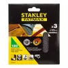 Сетка абразивная Stanley шлифовальная, D=125 мм, 3 листа, 120 мкм для КА300/310/320 (STA39257) изображение 2