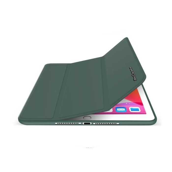Чохол до планшета BeCover Tri Fold Soft TPU Silicone Apple iPad 10.2 2019/2020/2021 Dark Green (708514) зображення 4