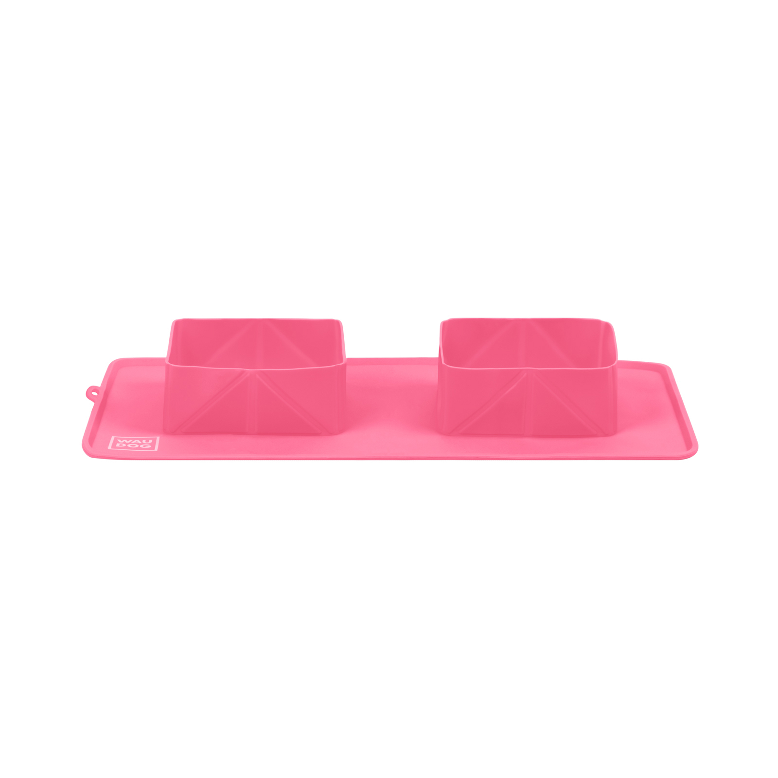 Посуда для собак WAUDOG Silicone Миска складная 385х230х50 мм розовая (50807) изображение 2