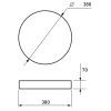 Світильник Eurolamp Rectangle N32 48W 3000K (LED-ESL-48W-N32) зображення 4