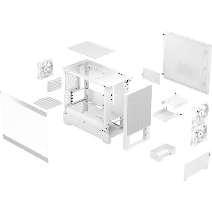 Корпус для ПК Fractal Design Pop Mini Air RGB White TG (FD-C-POR1M-01) изображение 12