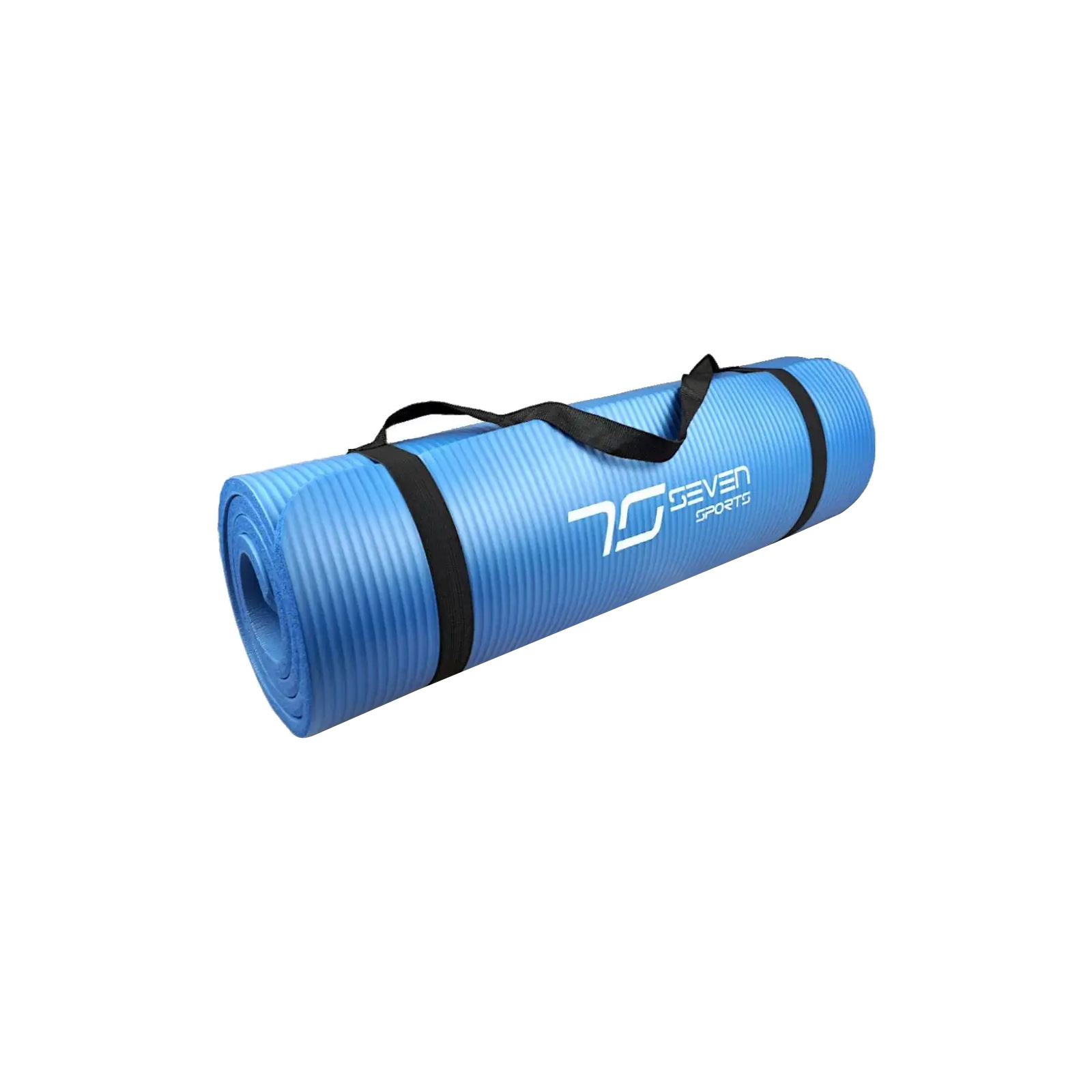 Коврик для йоги 7Sports NBR Yoga Mat+ MTS-3 180 х 60 х 1,5 см Блакитний (MTS-3 BLUE) изображение 3