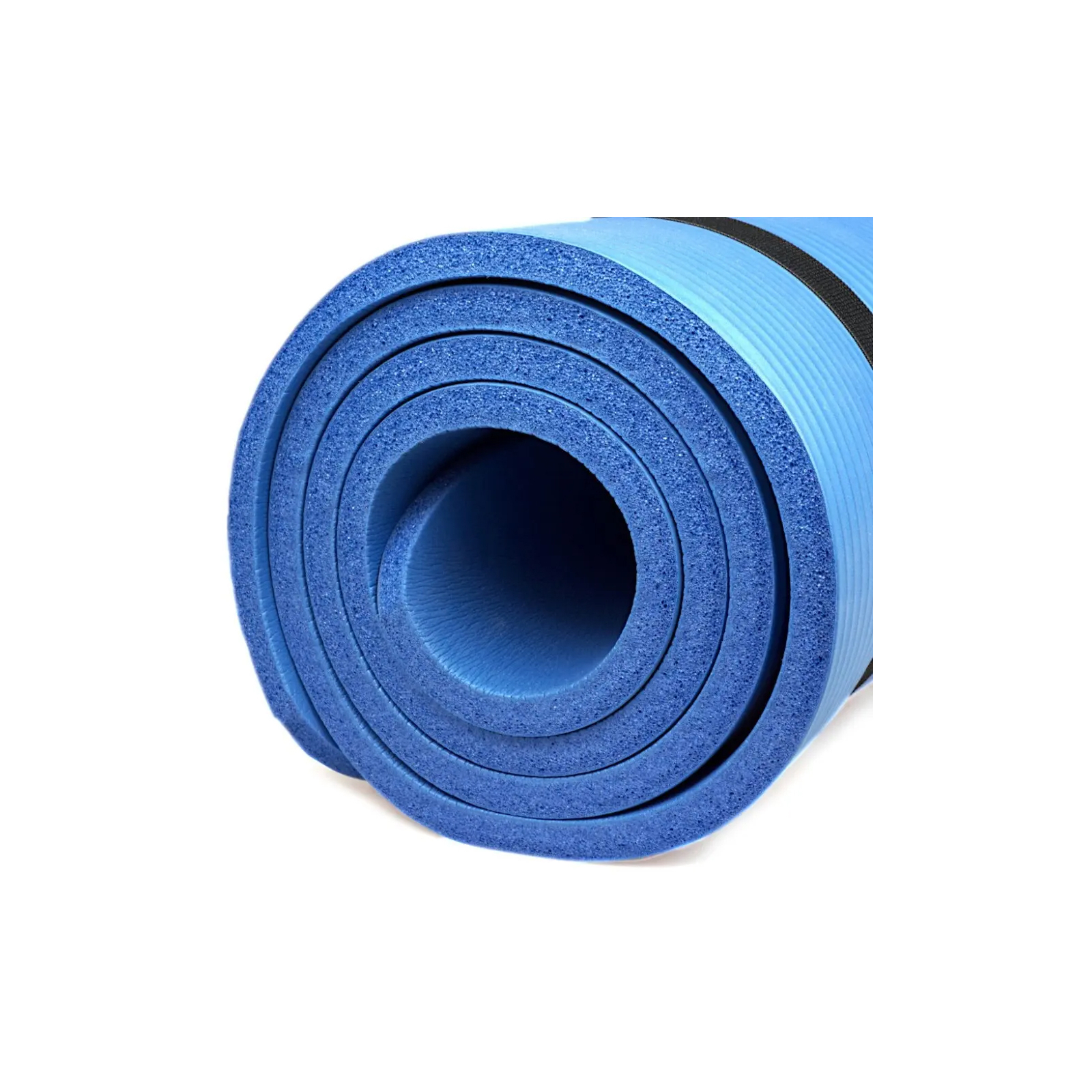 Коврик для йоги 7Sports NBR Yoga Mat+ MTS-3 180 х 60 х 1,5 см Блакитний (MTS-3 BLUE) изображение 4
