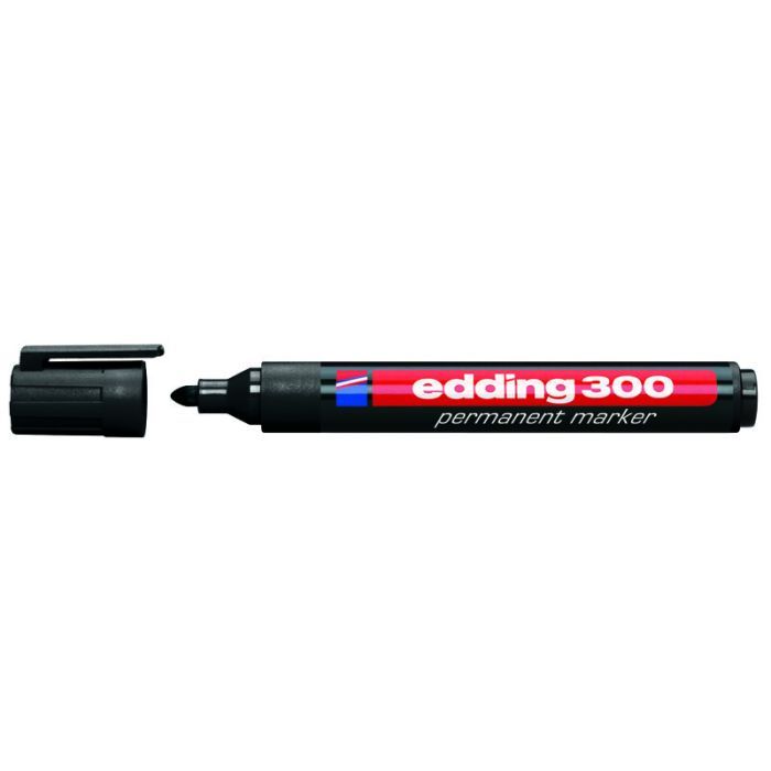 Маркер Edding перманентный Permanent 1.5-3 мм Черный (e-300/01)