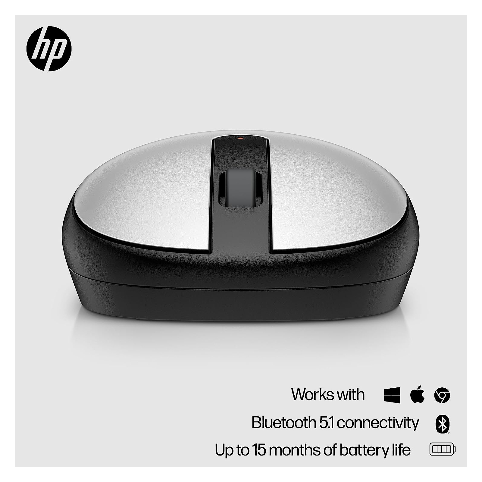 Мышка HP 240 Bluetooth White (793F9AA) изображение 2