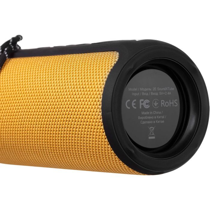 Акустична система 2E SoundXTube TWS MP3 Wireless Waterproof Red (2E-BSSXTWRD) зображення 5