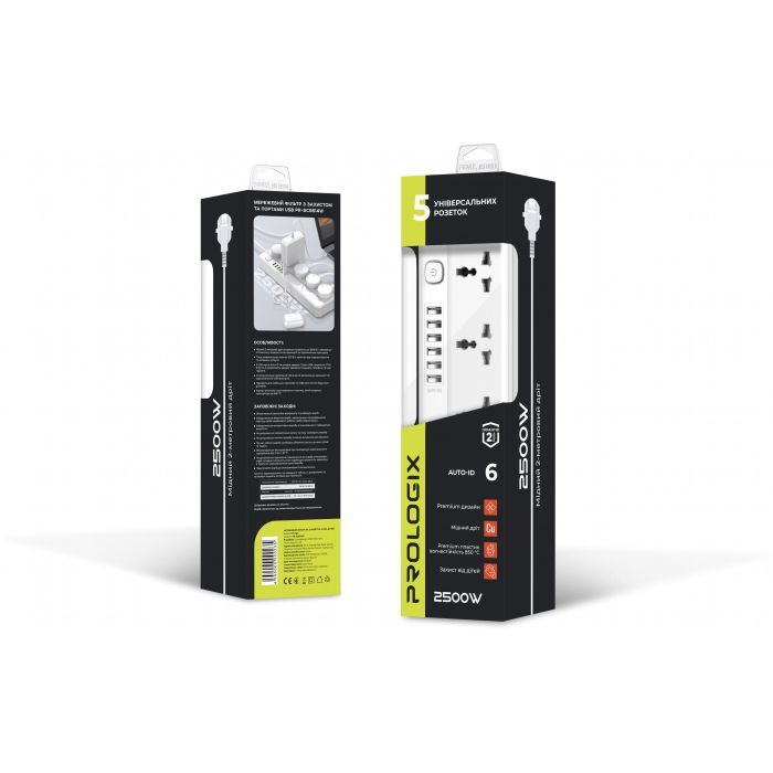 Мережевий фільтр живлення Prologix Premium PR-SC5614W (PR-SC5614W) зображення 8