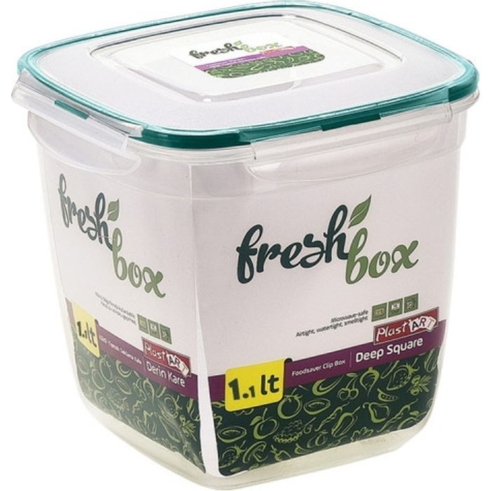 Пищевой контейнер Irak Plastik Fresh квадратний 2 л прозорий (5236) изображение 2