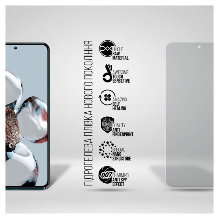 Пленка защитная Armorstandart Anti-spy Xiaomi 12T / 12T Pro / Poco X5 Pro 5G (ARM64774) изображение 2