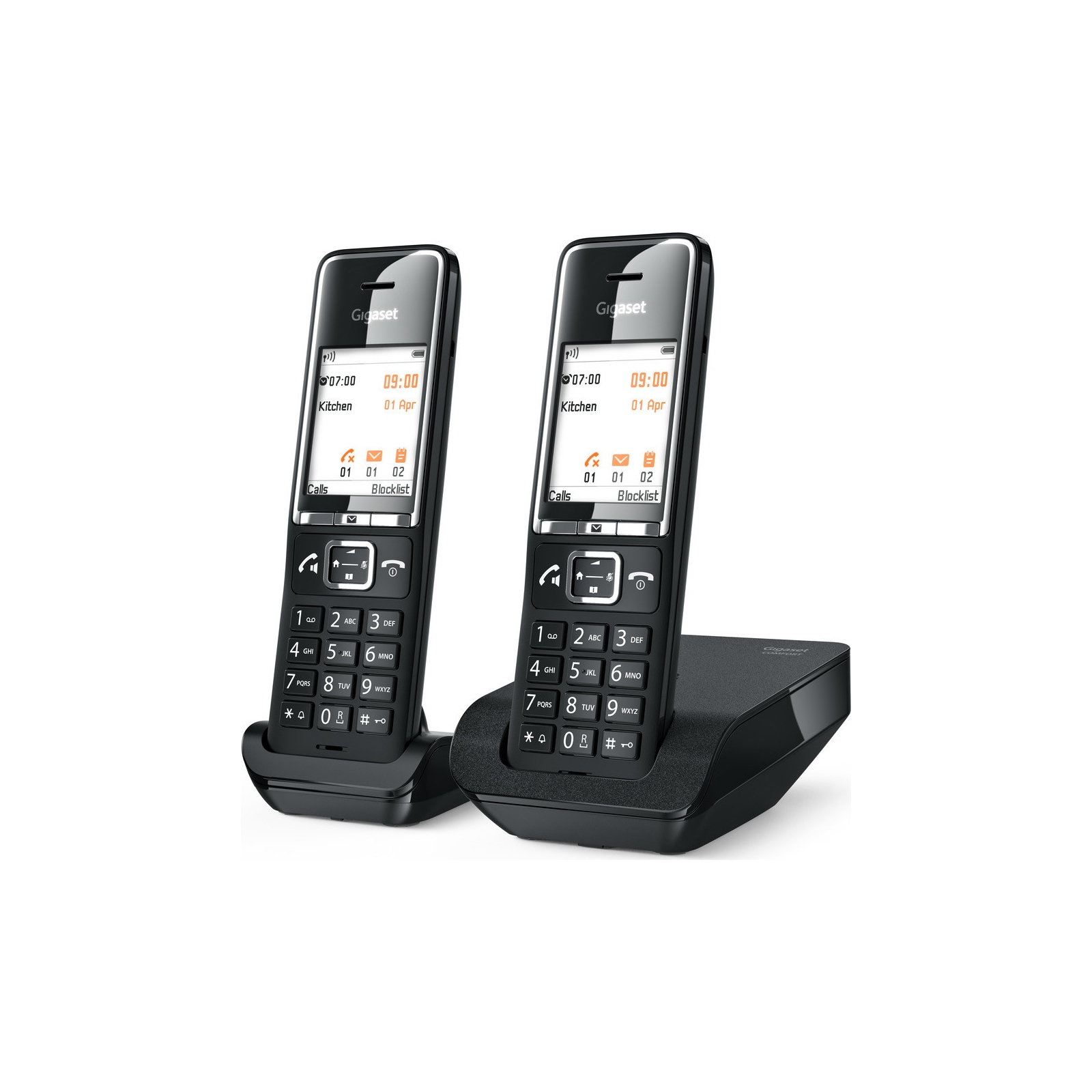 Телефон DECT Gigaset Comfort 550 DUO Black Chrome (L36852H3001S304) изображение 3