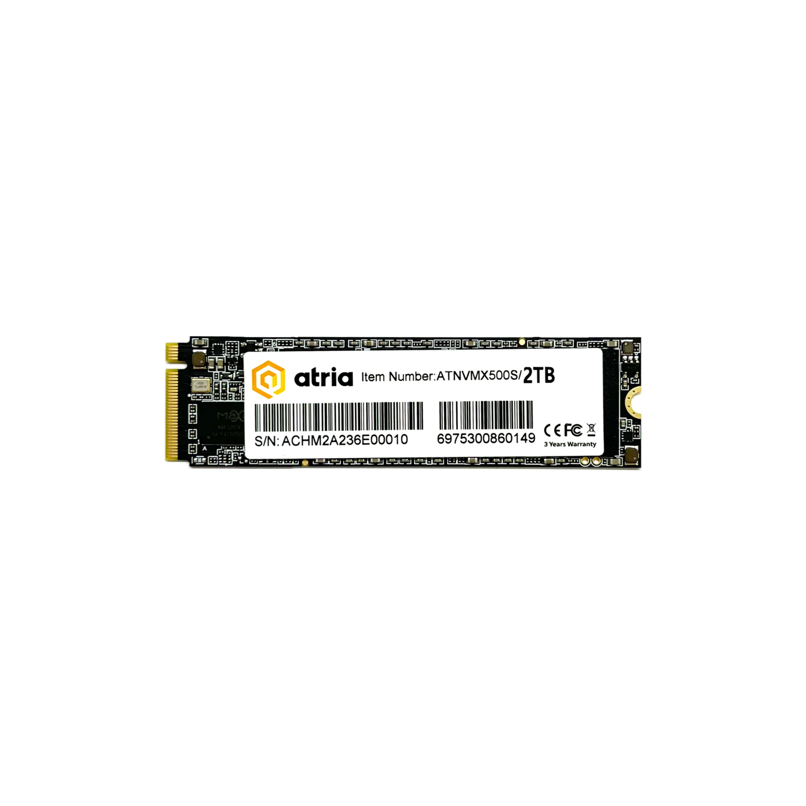 Накопитель SSD M.2 2280 2TB X500S ATRIA (ATNVMX500S/2048)