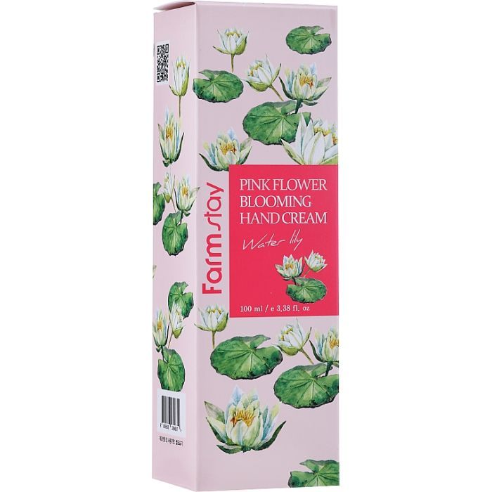 Крем для рук FarmStay Pink Flower Blooming Hand Cream Water Lily 100 мл (8809338560130) изображение 2