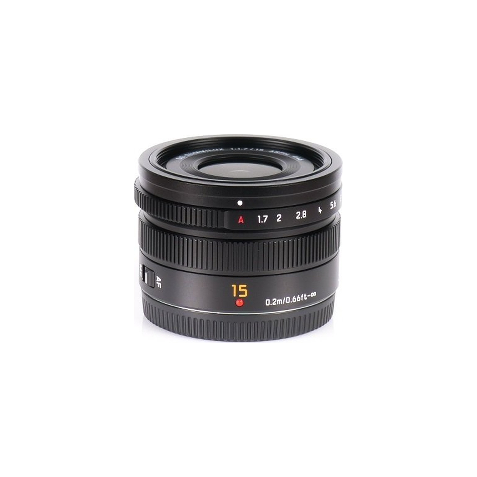 Объектив Panasonic Micro 4/3 Lens 15mm f/1.7 ASPH Black (H-X015E9-K) изображение 7