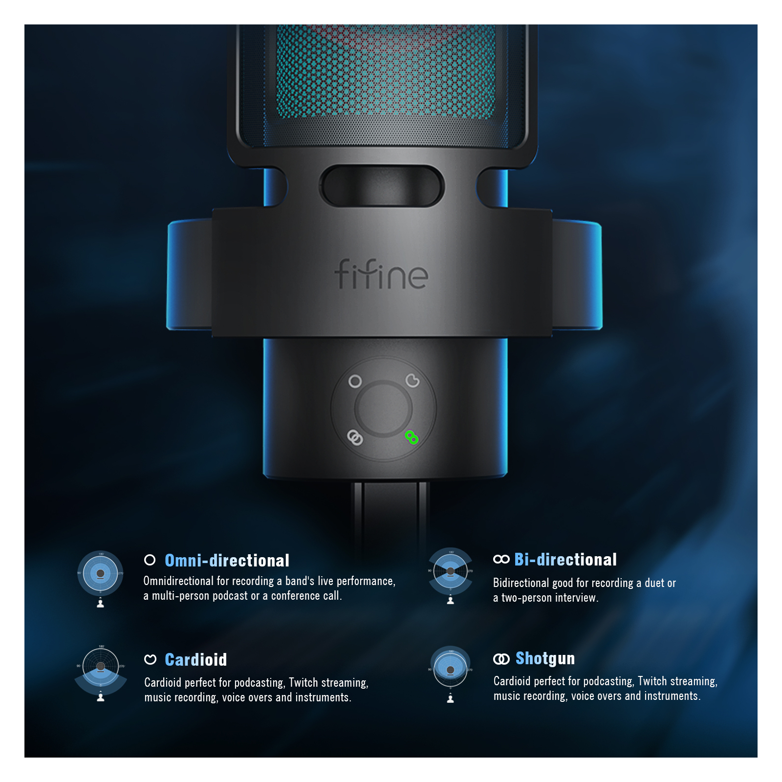 Микрофон Fifine A8 Plus изображение 6